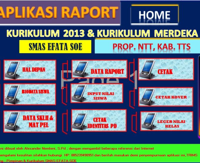 Aplikasi E_Raport SMAS Efata SoE